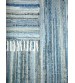 Farmer rongyszőnyeg kék, szürke, barna 75 x 145 cm