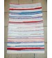Frottír rongyszőnyeg piros, kék, fehér 70 x 100 cm