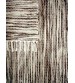 Gyapjúfonal rongyszőnyeg barna 70 x 150 cm