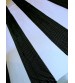 Pamut rongyszőnyeg fekete, fehér 160 x 200 cm
