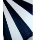 Pamut rongyszőnyeg kék, fehér 160 x 200 cm