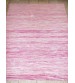 Pamut rongyszőnyeg rózsaszín, nyers 160 x 200 cm