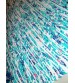 Póló rongyszőnyeg kék, fehér, piros 70 x 200 cm