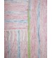 Vászon rongyszőnyeg rózsaszín, kék, zöld 70 x 100 cm