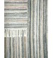 Vászon rongyszőnyeg szürke, barna 75 x 160 cm