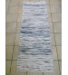 Vászon rongyszőnyeg kék, fehér 70 x 200 cm