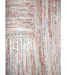 Vászon rongyszőnyeg szürke, piros 75 x 145 cm