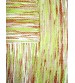 Vászon rongyszőnyeg zöld, barna, fehér 70 x 100 cm
