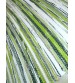 Vászon rongyszőnyeg zöld, fehér 70 x 150 cm