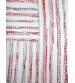Vászon rongyszőnyeg piros, fehér 70 x 150 cm