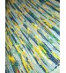 Vászon rongyszőnyeg sárga, kék, zöld 70 x 150 cm