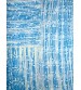 Vászon rongyszőnyeg kék, fehér 70 x 190 cm