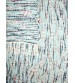 Vászon rongyszőnyeg kék 70 x 100 cm