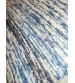 Bolyhos rongyszőnyeg kék, nyers 60 x 140 cm