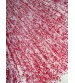 Bolyhos rongyszőnyeg bordó, fehér 75 x 100 cm