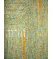Bolyhos rongyszőnyeg kék, sárga 75 x 150 cm