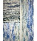 Bolyhos rongyszőnyeg kék, nyers 145 x 185 cm