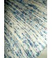 Bolyhos rongyszőnyeg nyers, kék 70 x 140 cm