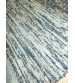 Bolyhos rongyszőnyeg kék, barna 75 x 200 cm